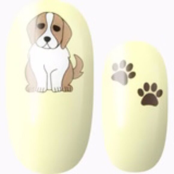 3 For 15 - LILY & FOX - FRIENDS FOREVER Nail Stickers Wraps Strips Puppy Dogs - Picture 1 of 8